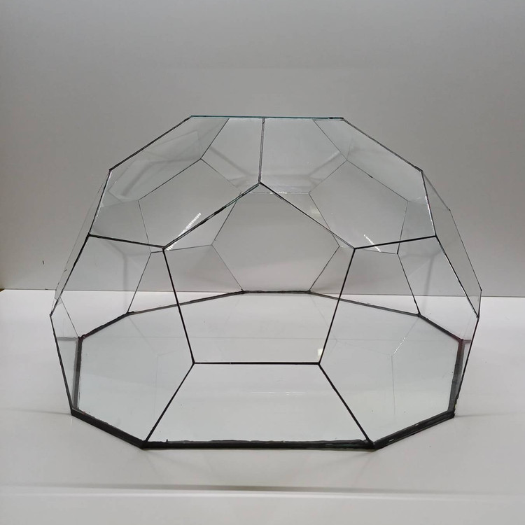 شیشه تراریوم مدل نیم توپ